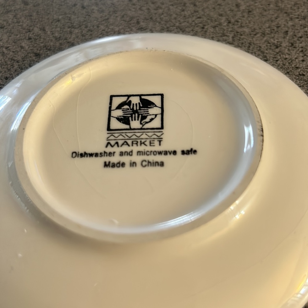 Vintage Butterfly Coaster Plate or Ring Dish by MWW World Market - Picture 4 of 4